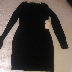 Chic Black Long Sleeve Dress